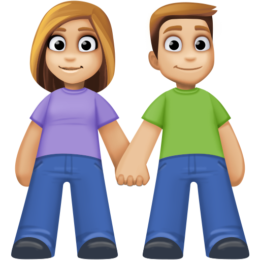 Mulher And Homem Holding Hands: Pele Morena Clara para Facebook 16.0