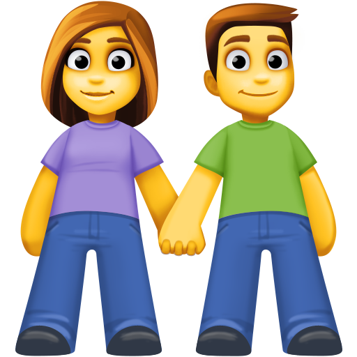 Homem E Mulher De Mãos Dadas para Facebook 16.0