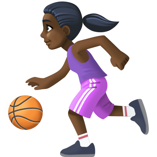 Mulher Jogando Basquete: Pele Escura para Facebook 16.0