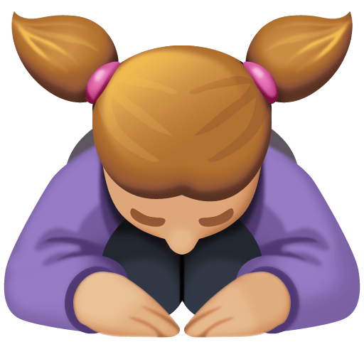 Perempuan menunduk: ton kulit sederhana cerah untuk Facebook 16.0