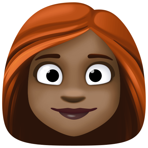 Mulher: Pele Escura, Cabelo Vermelho para Facebook 16.0