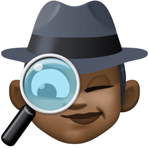 Detektif wanita: warna kulit gelap untuk Facebook 16.0