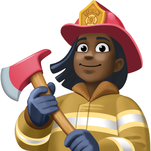 Bombeira: Pele Escura para Facebook 16.0