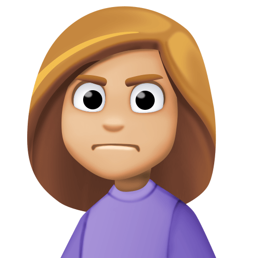 Mulher Franzindo A Sobrancelha: Pele Morena Clara para Facebook 16.0