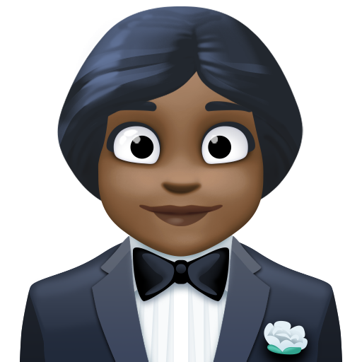 Mulher De Smoking: Pele Escura para Facebook 16.0