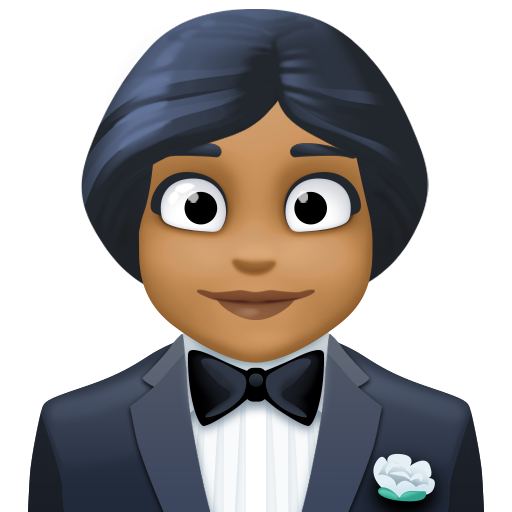 Mulher De Smoking: Pele Morena Escura para Facebook 16.0