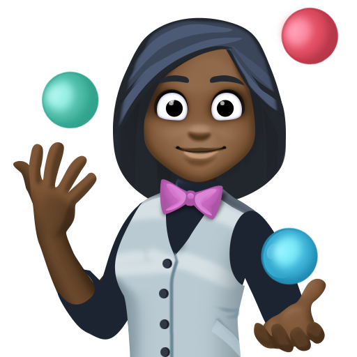 Mulher Malabarista: Pele Escura para Facebook 16.0