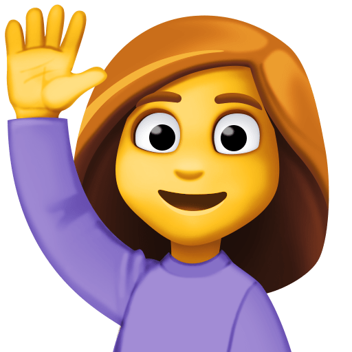 Mulher Levantando A Mão para Facebook 16.0