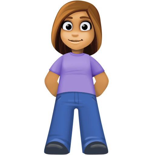 Mulher Em Pé: Pele Morena para Facebook 16.0