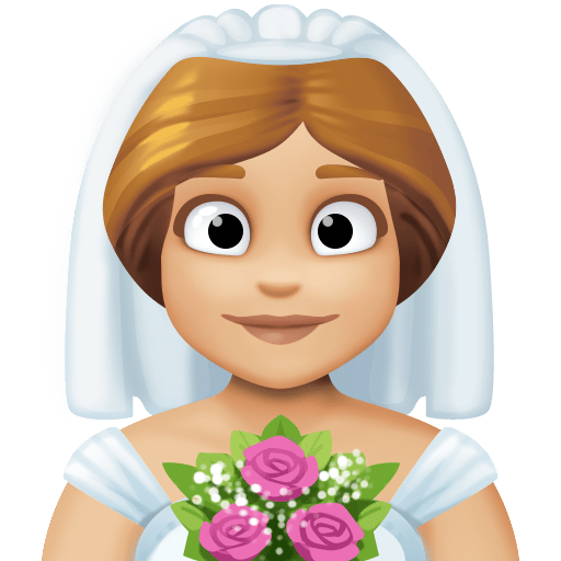 Noiva Com Véu: Pele Morena Clara para Facebook 16.0