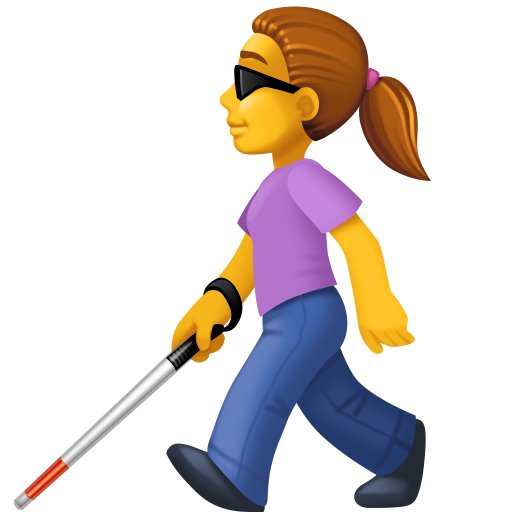 Mulher Com Bengala Para Cego para Facebook 16.0