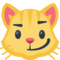 Rosto De Gato Com Sorriso Irônico