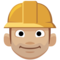 Trabalhador De Construção Civil: Tom de Pele Médio-Claro