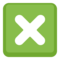 Botão De Xis