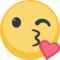 Rosto Mandando Um Beijo