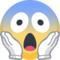 Rosto Gritando De Medo