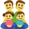 Família: Homem, Homem, Menina, Menino
