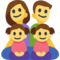 Família: Homem, Mulher, Menina, Menina