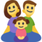 Família: Homem, Mulher, Menina