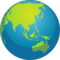 Globo Mostrando Ásia E Oceania