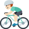Homem Ciclista: Tom de Pele Claro