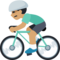 Homem Ciclista: Tom de Pele Médio