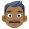 Homem: Tom de Pele Médio-Escuro