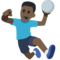 Jogador De Handebol: Tom de Pele Escuro