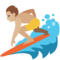 Homem Surfista: Tom de Pele Médio-Claro