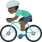 Ciclista: Tom de Pele Escuro