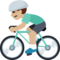 Ciclista: Tom de Pele Médio-Claro
