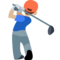 Golfista: Tom de Pele Médio-Claro
