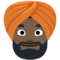 Pessoa Com Turbante: Tom de Pele Escuro