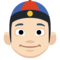 Pessoa Com Gorro Chinês: Tom de Pele Claro