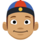 Pessoa Com Gorro Chinês: Tom de Pele Médio