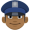 Policial: Tom de Pele Médio-Escuro