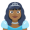 Princesa: Tom de Pele Médio-Escuro