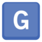 Símbolo Indicador Regional Letra G