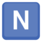 Símbolo Indicador Regional Letra N