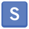 Símbolo Indicador Regional Letra S