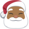 Papai Noel: Tom de Pele Médio-Escuro