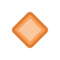 Losango Laranja Pequeno