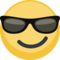 Rosto Sorridente Com Óculos Escuros