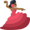 Mulher Dançando: Tom de Pele Médio-Escuro
