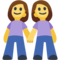 Duas Mulheres De Mãos Dadas