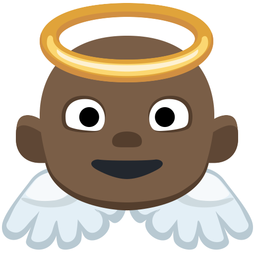 Bebê Anjo: Tom de Pele Escuro