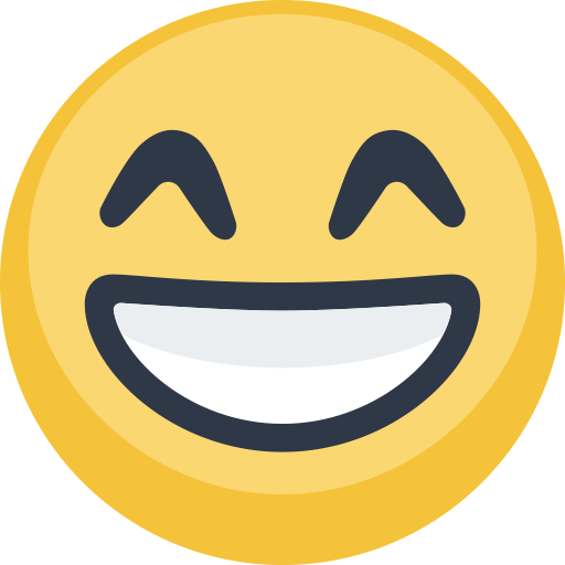 Rosto Contente Com Olhos Sorridentes