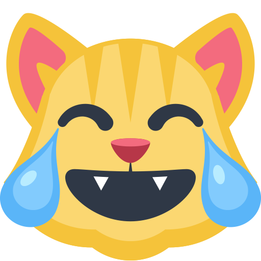 Rosto De Gato Com Lágrimas De Alegria