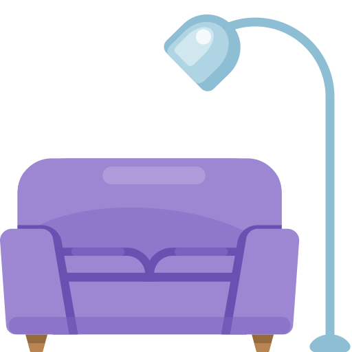 Sofá E Luminária