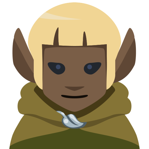 Elfo: Tom de Pele Escuro